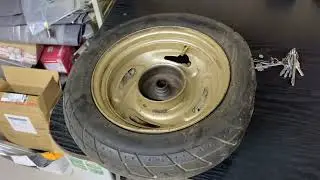 Мини байк для поездок на рыбалку.