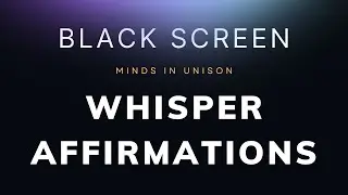 Stop Being Shy & Be Confident - Whisper Affirmations (Subliminal) - Brown Noise & Black Screen