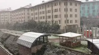 Snow in Istanbul March 2021