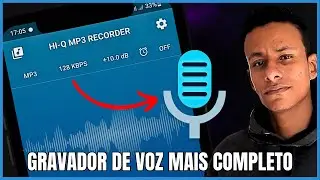 MELHOR GRAVADOR DE ÁUDIO PARA ANDROID 2024 - TUTORIAL COMPLETO