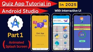 Quiz App Tutorial Android Studio Part 1 || Quiz App || Android Studio