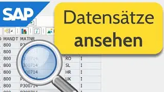 SAP Tabelle anzeigen