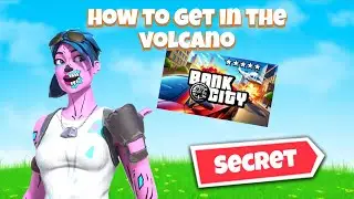 How to get in inside of the volcano in bank city fortnite *2025*