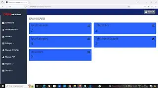 Crime Record Management System using React NodeJS MongoDB
