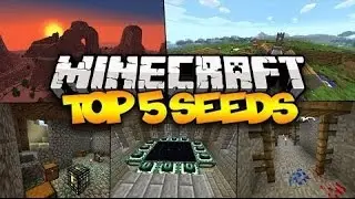 TOP 5 MINECRAFT SEEDS - BEST MINECRAFT SEEDS 1.10 [NEW 2016]