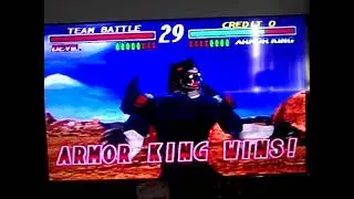 Tekken 2(PS1)-Team Battle Mode Gameplay 44