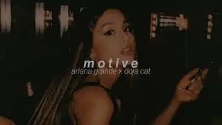 ariana grande x doja cat - motive (slowed + reverb)
