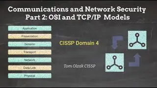 Communications and Network Security Part 2 -  OSI and TCP/IP Models
