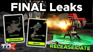 TDX Final Update Leaks News #68 (RELEASE DATE, 2 New Towers, QOL Updates) - Tower Defense X Roblox