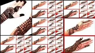 Top 10 NONSTOP mehndi designs/easy Stylish mehndi designs/mehndi ki design/beautiful mehndi designs