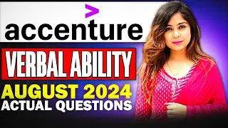 🔥Accenture Latest Exam 2024 Actual Questions| Accenture Verbal Ability🔥