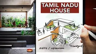 Exploring a Unique 40'x70' Home in Tamil Nadu | Katte Layouts | Home Design