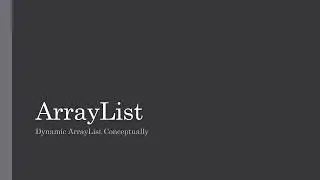 Introduction to ArrayList Playlist | Introduction to ArrayList Playlist