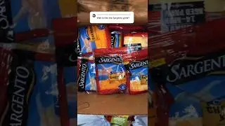 When you go viral and Sargento sends you 3 boxes of cheese 😭