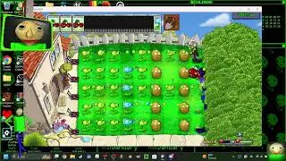 playing pvz replanted (yes, the real one.)