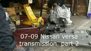 07- 09 Nissan versa cvt transmission swap part 2