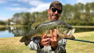Sight casting BIG BASS On Fly