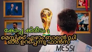 മെസ്സിക്ക് എഴാം ബാലൻ ഡി ഓർ പുരസ്‌കാരം ഉറപ്പെന്നു ആരാധകർ