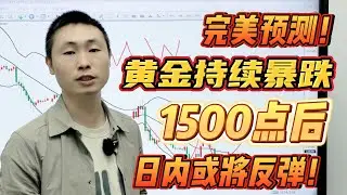 鲍威尔发表讲话！黄金持续暴跌1500点后，日内或将反弹！【外汇交易策略】