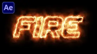 Feuer Text Effekt in Adobe After Effects