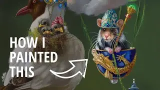 How I painted this Hamster