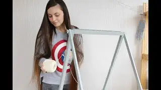 Как натянуть нить основы на раму?
