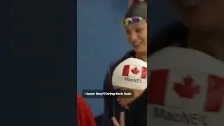 The 100m freestyle ready room is a VIBE!!! | CBC Sports