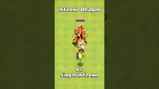 New Level Inferno tower vs Super Troops - clash of clans #shorts