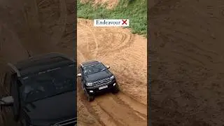 Thar vs endeavour offending test #shortsviral #shortsvideo #trendingshorts #viral #shorts #car