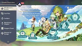 Twitch Drops,Genshin Impact Windblume's Breath Event Is Here , But Need To Speed Run Lot Stuff 3/3