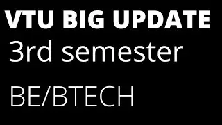 BIG UPDATE FROM VTU | HAD VTU 3RD SEM EXAMS POSTPONED AGAIN? | VTU UPDATES 17/03/2021|DOUBTCLEARANCE