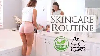 Full Skin Care Routine ORGANIC &  Cruelty Free Season 2 Vlog 48