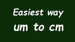 ✅ Convert Micrometer to Centimeter (microm to cm) - Formula, Example, Convertion Factor