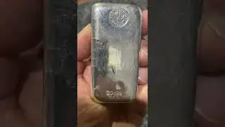 👌Wow i picked up a 20 oz  Silver Perth Mint Bar🤑💰💰🤑 