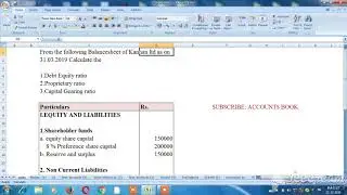 RATIO ANALYSIS- Debt equity Ratio- Proprietary Ratio- Capital gearing ratio - Explain in Tamil