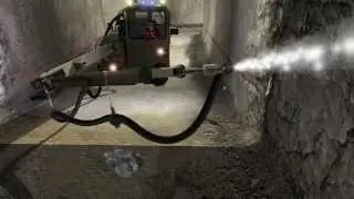 CYBERMINE Shotcrete Sprayer Simulator - Spraymec 1050