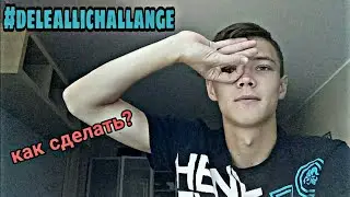 #deleallichallenge
