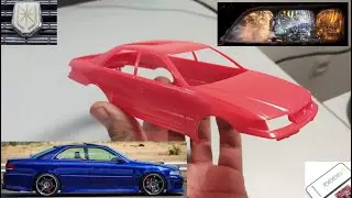 Toyota Mark II Tourer V Aoshima 1:24. Часть 1. Про модель, качество, электронику для неё и в общем