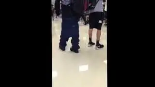 White kid sagging