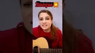 💥💥💥Звери - РАЙОНЫ-КВАРТАЛЫ на гитаре🎸shorts / кавер на гитаре👍