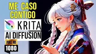 FULL HD TUTORIAL👉La IA de Krita es GRATIS y MEJOR que Photoshop AI✅  KRITA Ai Diffusion #ai #krita