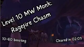 Level 10 MW Monk speed run Ragefire Chasm (Cleared in 2:01)
