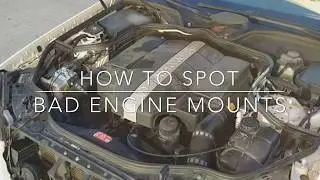 Quick Tip: How to check your Engine Mounts