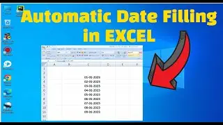 Date Filling Automatically in EXCEL | Learn To Code