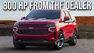 NEW '24 Tahoe Package Dubbed "TRX Killer" Has Dodge Demon HP Levels