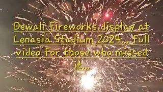 Full firework display of Diwali show held at Lenasia Stadium 2024 #youtube #youtubevideo #event