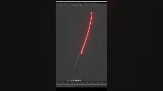 Few minutes Blender - Sword / Tech Katana Cyber Style V4 #shorts