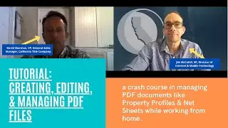 Tutorial: Creating, Editing, and Managing PDF's