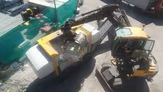 Rozdrabnianie rolek papieru za pomocą XR3000C mobil-e