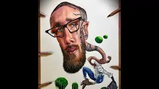 Benjamin Laukis caricature